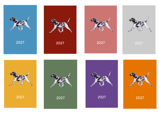 Bracco Italiano Week Per View 2027 Diary: A4, A5 or A6, Dog Show, Normal or Appointment