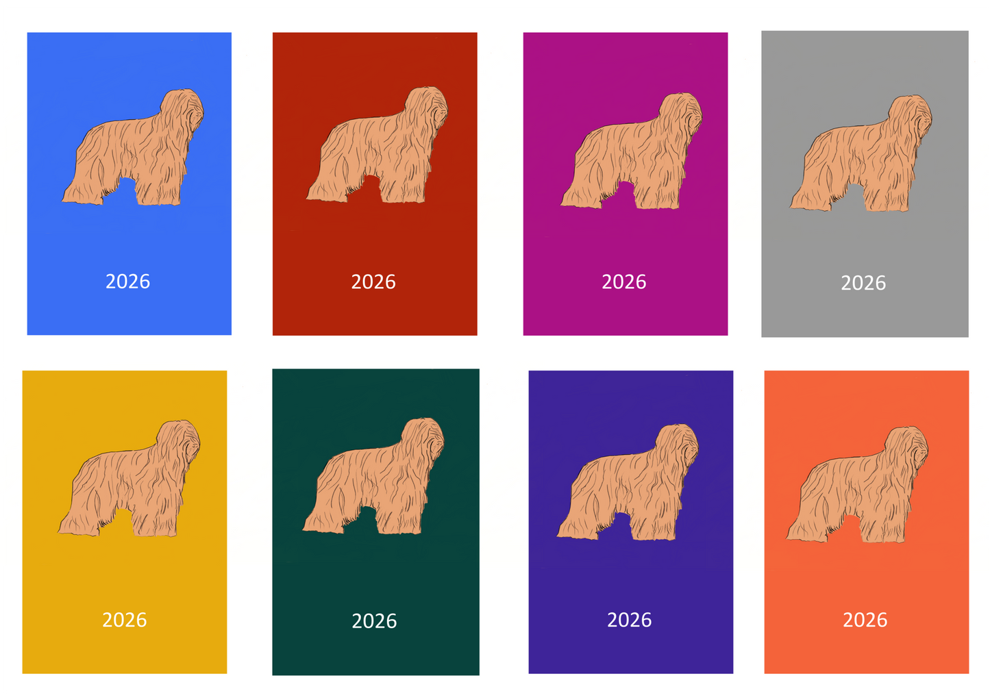 Briard Week Per View 2026 Diary: A4, A5 or A6, Dog Show, Normal or Appointment