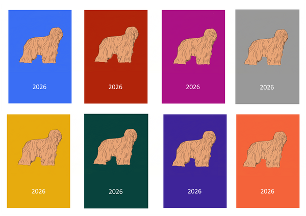 Briard Week Per View 2026 Diary: A4, A5 or A6, Dog Show, Normal or Appointment