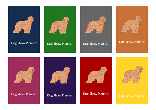 Briard Dog Show Planner Book