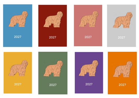Briard Week Per View 2027 Diary: A4, A5 or A6, Dog Show, Normal or Appointment