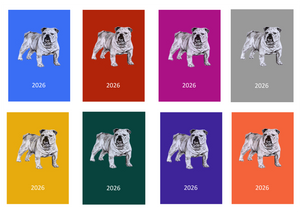 Bulldog Week Per View 2026 Diary: A4, A5 or A6, Dog Show, Normal or Appointment
