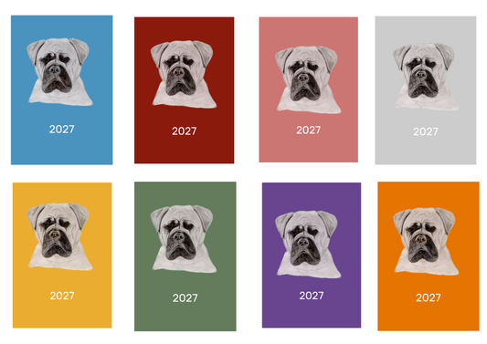 Bullmastiff Week Per View 2027 Diary: A4, A5 or A6, Dog Show, Normal or Appointment