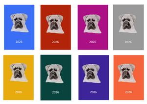 Bullmastiff Week Per View 2026 Diary: A4, A5 or A6, Dog Show, Normal or Appointment