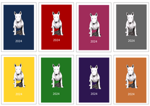 Bull Terrier Week Per View Diary: A4, A5 or A6, Dog Show, Normal or Appointment