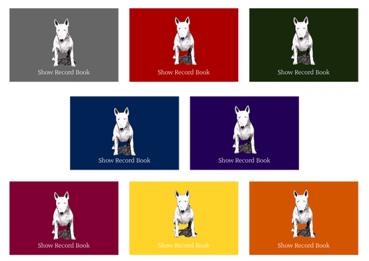 Bull Terrier Dog Show Record Book
