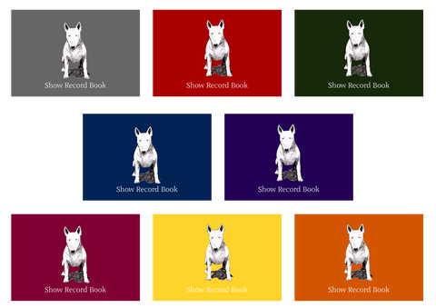 Bull Terrier Dog Show Record Book