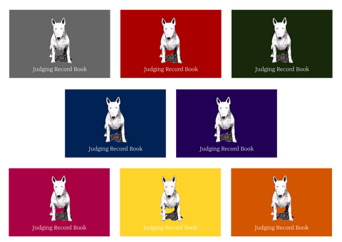 Bull Terrier Dog Show Judging Record Book