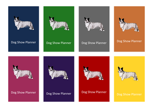 Cardigan Welsh Corgi Dog Show Planner Book