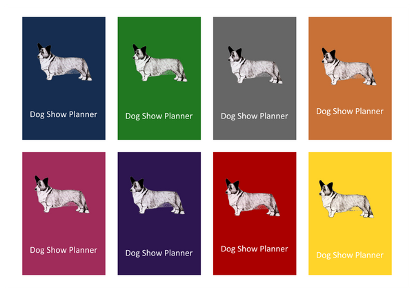 Cardigan Welsh Corgi Dog Show Planner Book