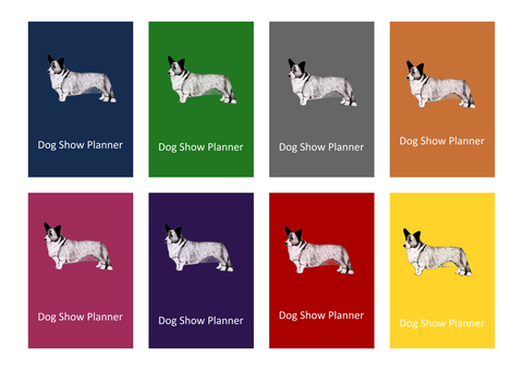 Cardigan Welsh Corgi Dog Show Planner Book