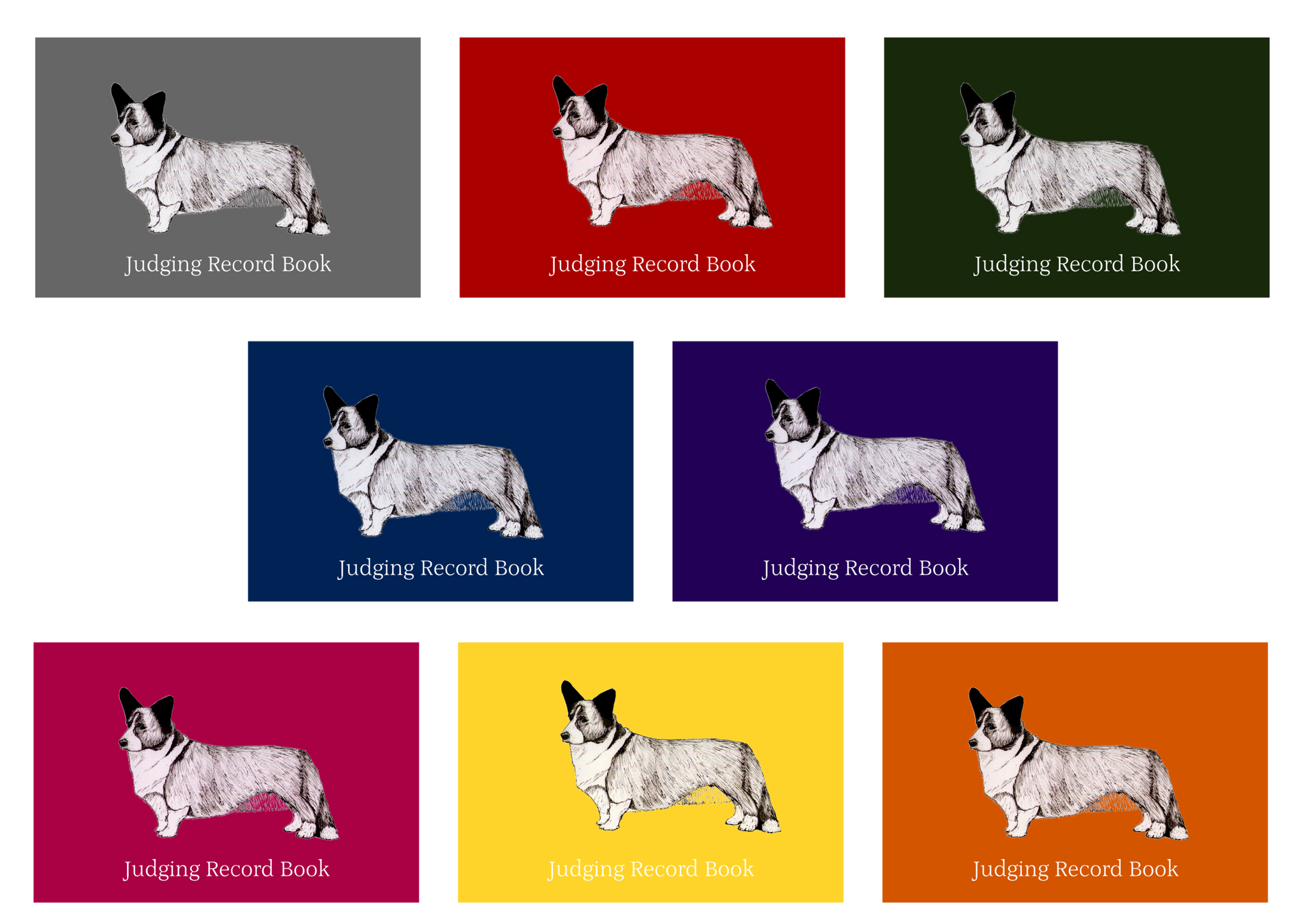 Cardigan Welsh Corgi Dog Show Judging Record Book