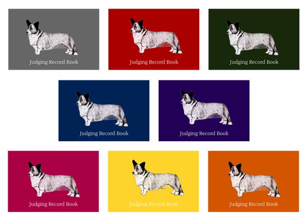 Cardigan Welsh Corgi Dog Show Judging Record Book