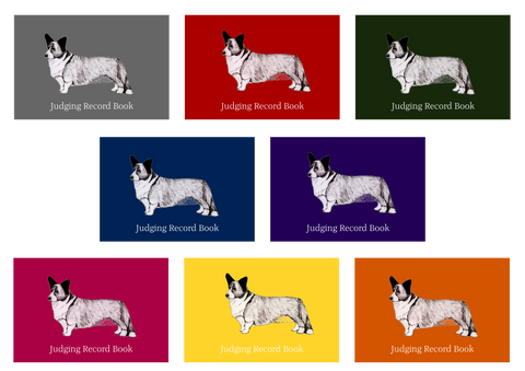 Cardigan Welsh Corgi Dog Show Judging Record Book