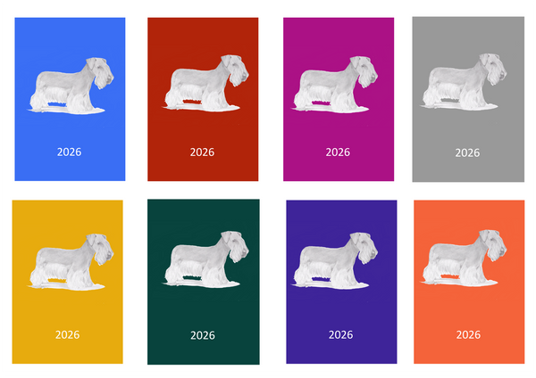 Cesky Terrier Week Per View 2026 Diary: A4, A5 or A6, Dog Show, Normal or Appointment