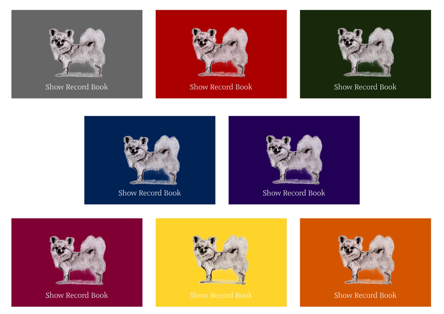 Chihuahua L/C Dog Show Record Book