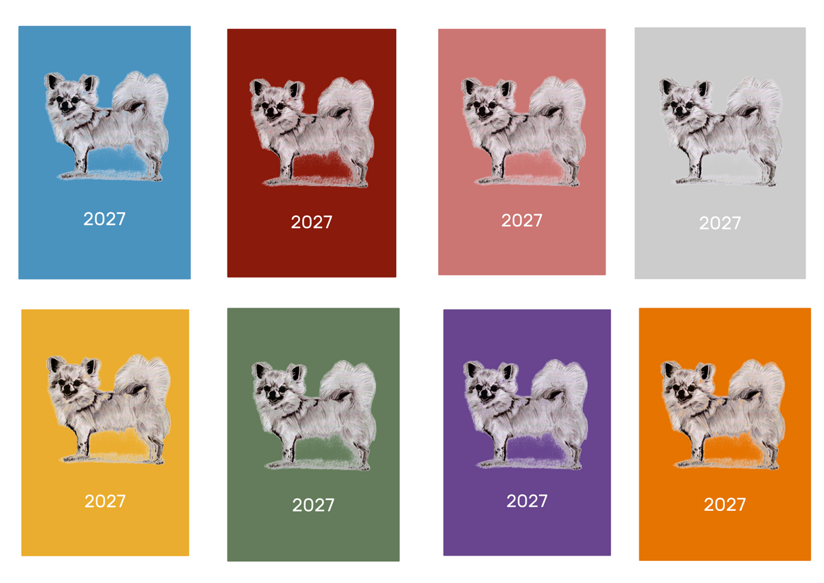 L/C Chihuahua Week Per View 2027 Diary: A4, A5 or A6, Dog Show, Normal or Appointment