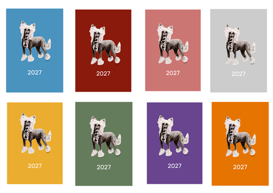 Chinese Crested Week Per View 2027 Diary: A4, A5 or A6, Dog Show, Normal or Appointment