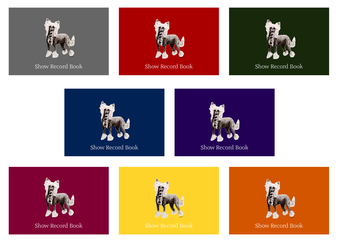 Chinese Crested Dog Show Record Book