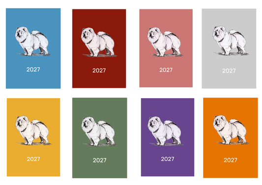 Chow Chow Week Per View 2027 Diary: A4, A5 or A6, Dog Show, Normal or Appointment