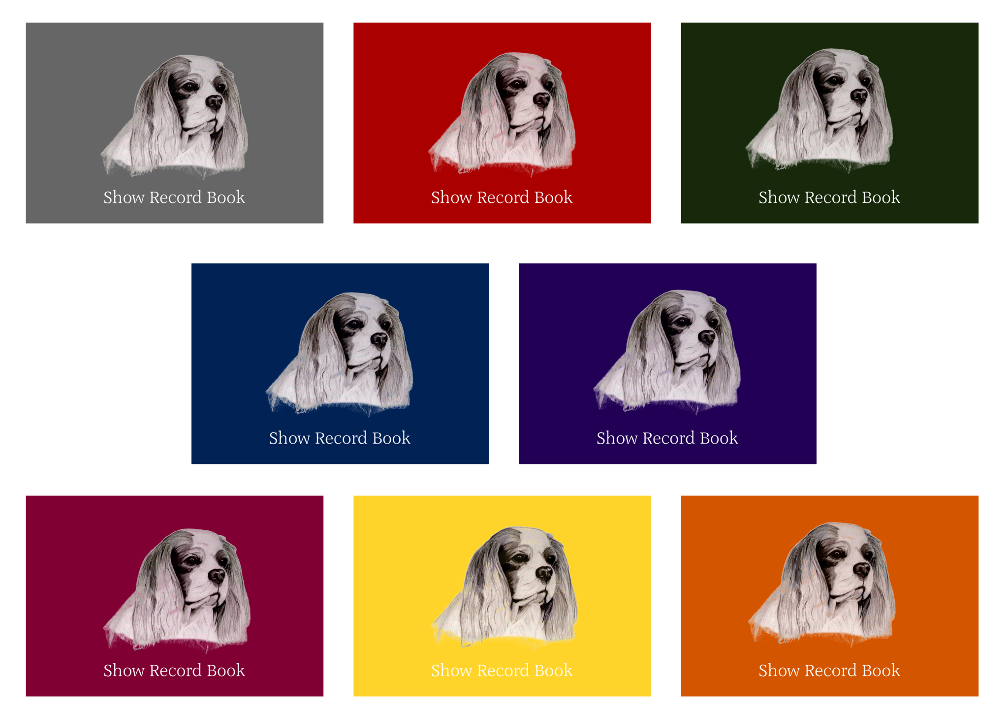 Cavalier King Charles Spaniel Dog Show Record Book