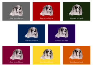 Cavalier King Charles Spaniel Dog Show Record Book