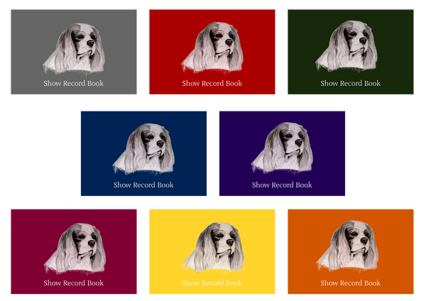 Cavalier King Charles Spaniel Dog Show Record Book