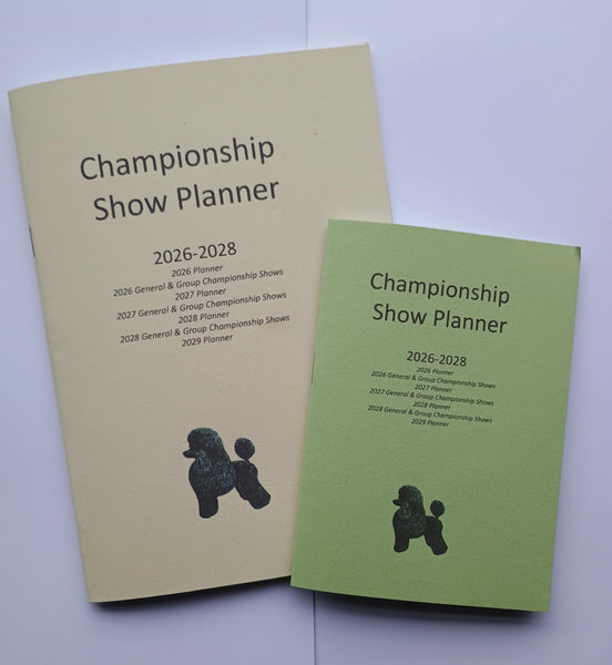 Championship Dog Show Dates & Year Planner Booklet 2026-2028 General & Group Show UK