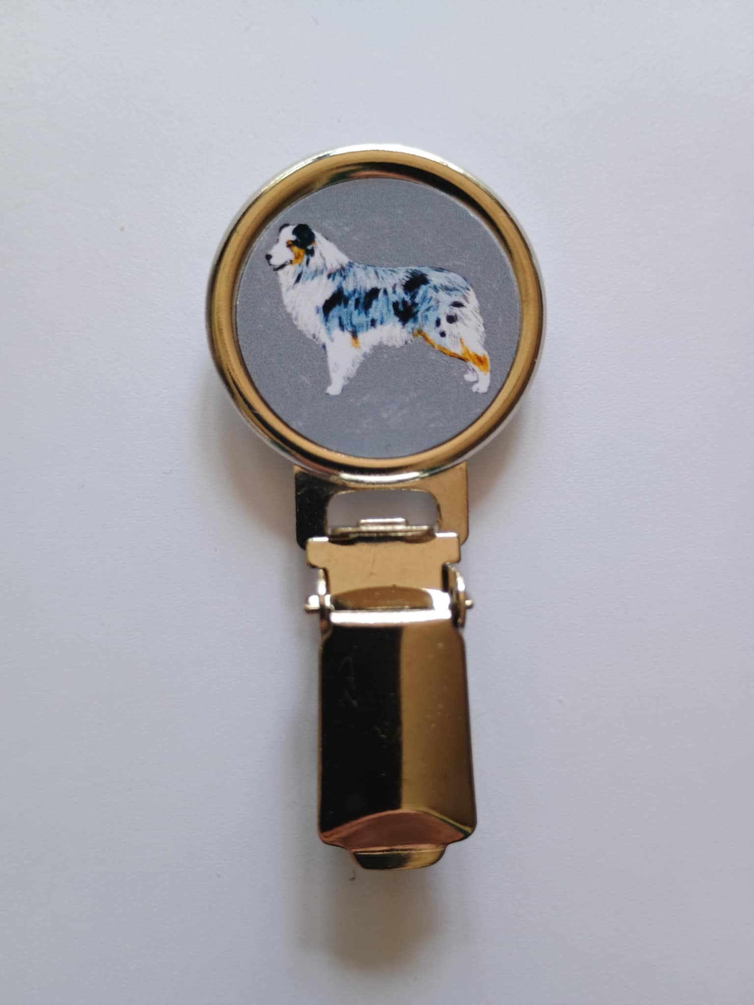 Australian She[herd Ring Clip