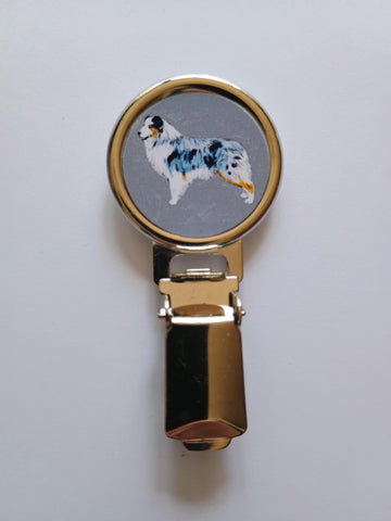 Australian She[herd Ring Clip