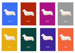 L/H Dachshund Week Per View 2026 Diary: A4, A5 or A6, Dog Show, Normal or Appointment