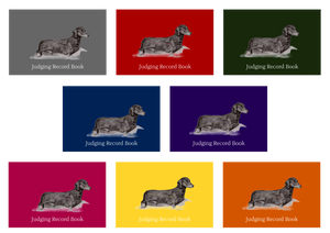 Dachshund S/H Dog Show Judging Record Book