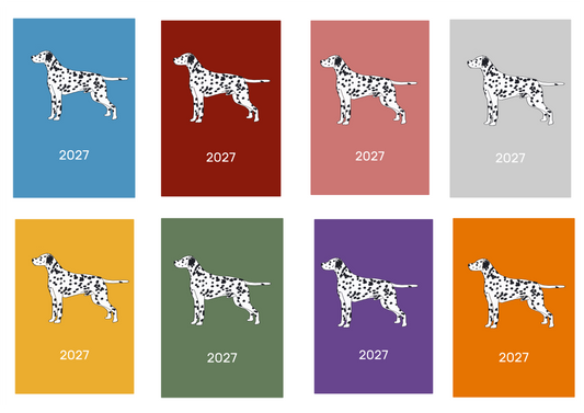 Dalmatian Week Per View 2027 Diary: A4, A5 or A6, Dog Show, Normal or Appointment