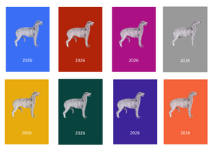 Deerhound Week Per View 2026 Diary: A4, A5 or A6, Dog Show, Normal or Appointment