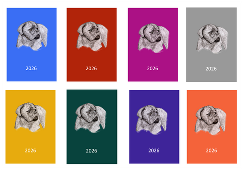 Dogue de Bordeaux Week Per View 2026 Diary: A4, A5 or A6, Dog Show, Normal or Appointment