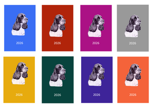 English Springer Spaniel Week Per View 2026 Diary: A4, A5 or A6, Dog Show, Normal or Appointment