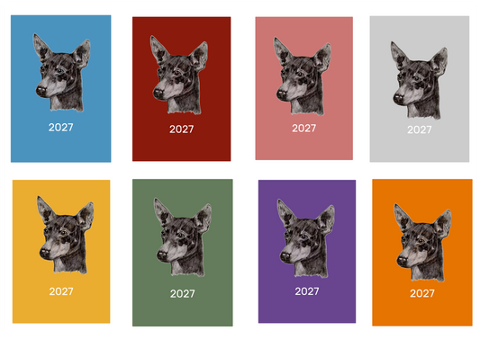 English Toy Terrier Week Per View 2027 Diary: A4, A5 or A6, Dog Show, Normal or Appointment