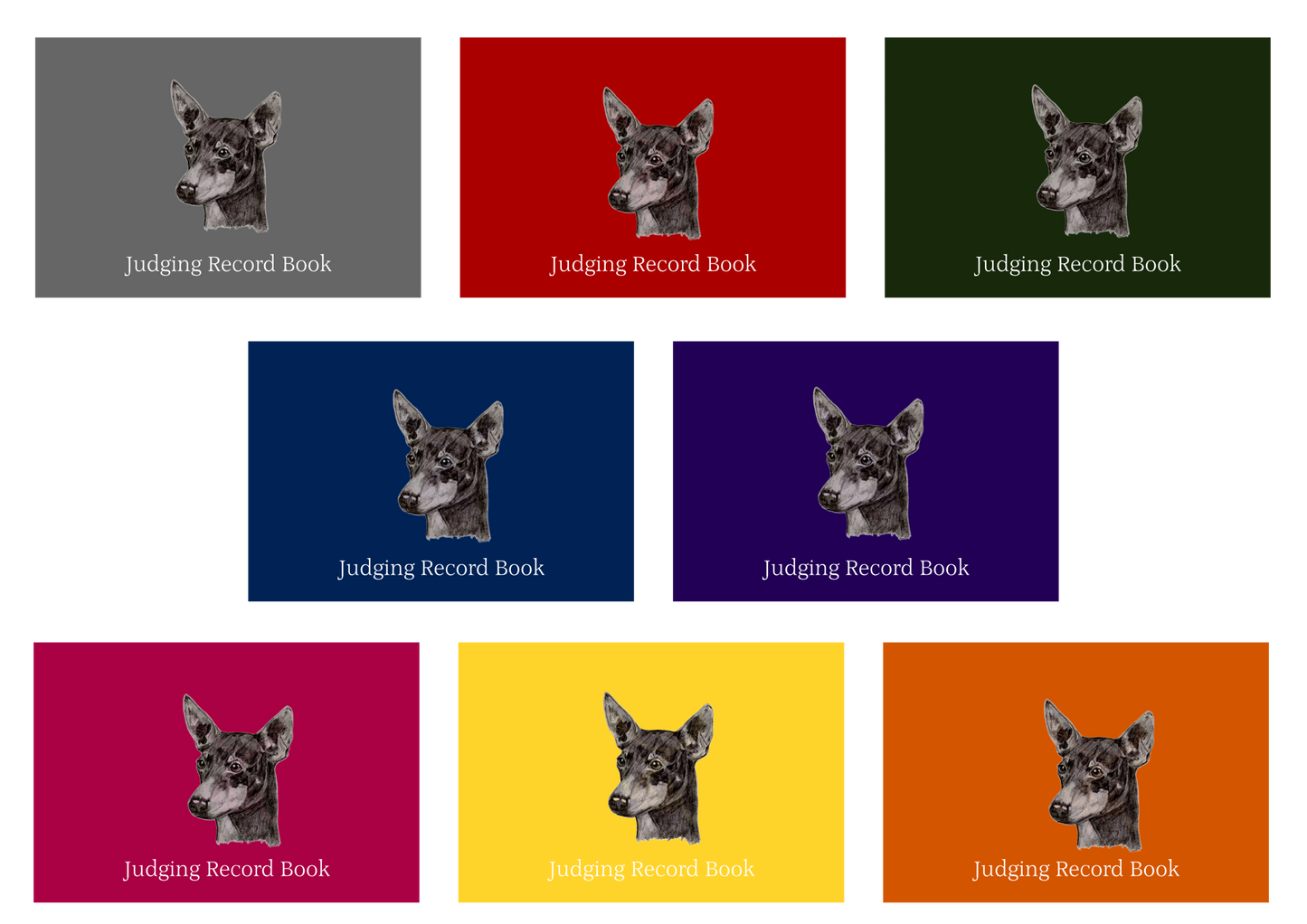 English Springer Spaniel Dog Show Judging Record Book