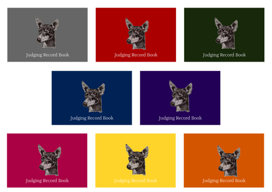 English Springer Spaniel Dog Show Judging Record Book