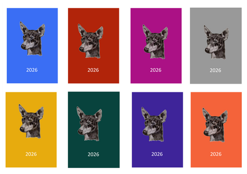 English Toy Terrier Week Per View 2026 Diary: A4, A5 or A6, Dog Show, Normal or Appointment