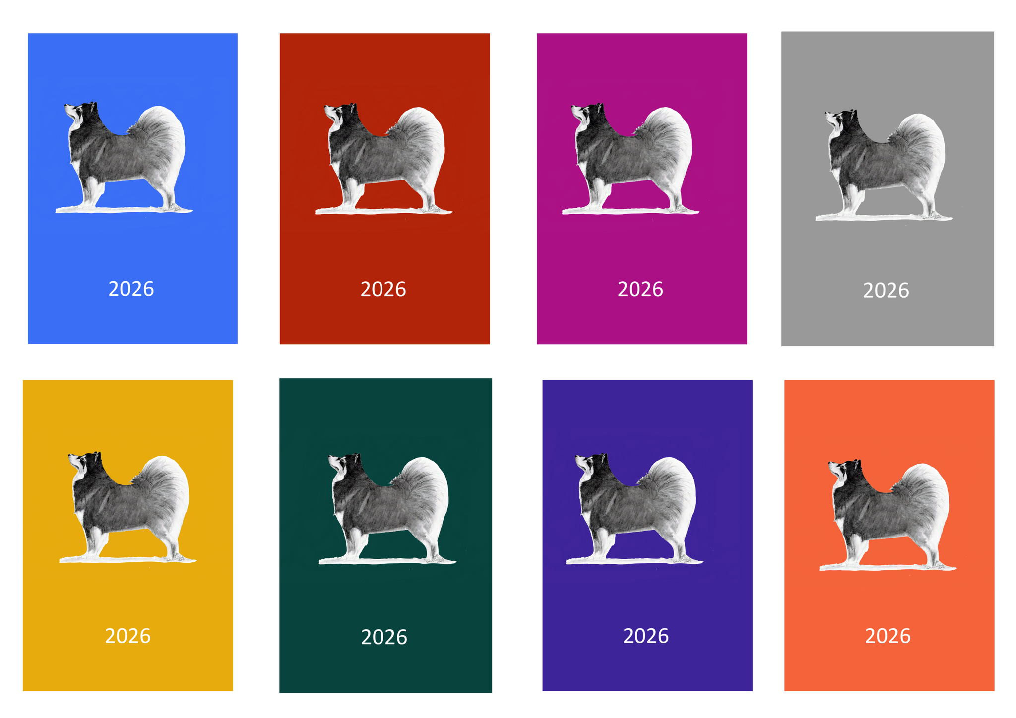 Finnish Lapphund Week Per View 2026 Diary: A4, A5 or A6, Dog Show, Normal or Appointment