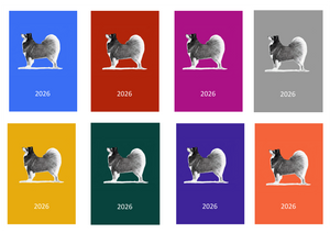 Finnish Lapphund Week Per View 2026 Diary: A4, A5 or A6, Dog Show, Normal or Appointment