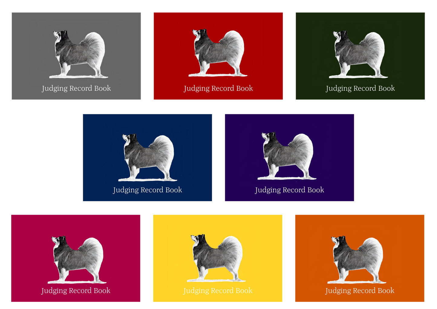 Finnish Lapphund Dog Show Judging Record Book
