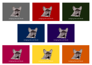 French Bulldog Dog Show Judging Record Book