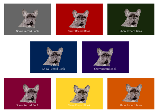 French Bulldog Dog Show Record Book