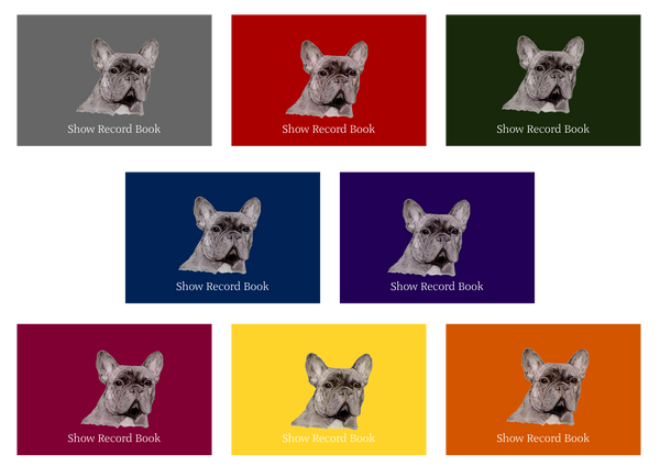 French Bulldog Dog Show Record Book