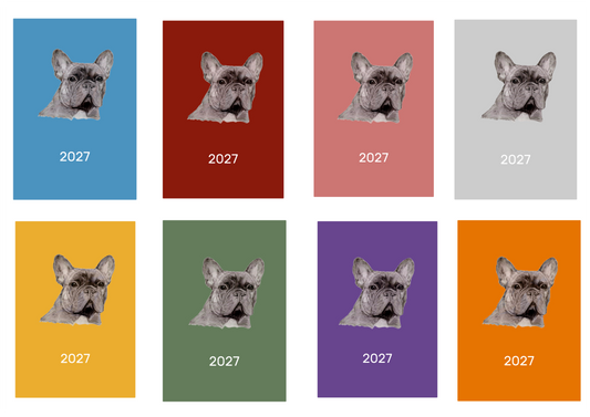 French Bulldog Week Per View 2027 Diary: A4, A5 or A6, Dog Show, Normal or Appointment