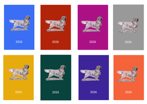 Golden Retriever Week Per View 2026 Diary: A4, A5 or A6, Dog Show, Normal or Appointment