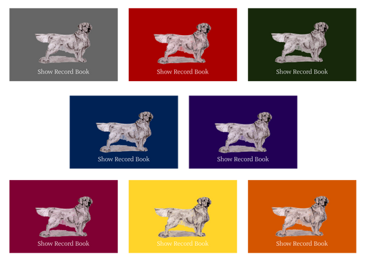 Golden Retriever Dog Show Record Book