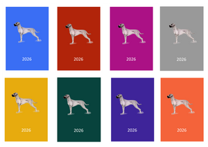 Great Dane Week Per View 2026 Diary: A4, A5 or A6, Dog Show, Normal or Appointment